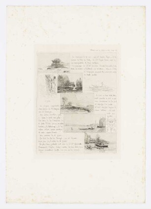 Lettre sur le salon de 1866 page 17, Blatt 17 der Folge "Salon de 1866 - Lettres illustrées sur les artistes & les œuvres modernes"
