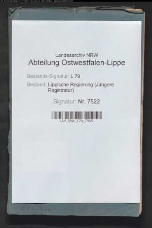 Instandsetzung des Weges von Linderhofe über Steinegge nach Lüdenhausen