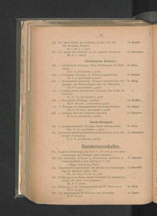 Kunstwissenschaften.