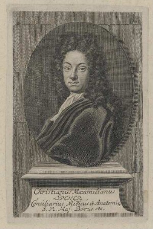 Bildnis des Christianus Maximilianus Spener