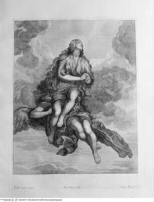 Raccolta de' quadri ... posseduti da S.A.R. Pietro Leopoldo, Florenz 1778, Tafel 41: Die Heilige Maria Magdalena