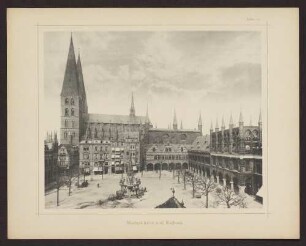 Tafel 12 Marienkirche und Rathaus