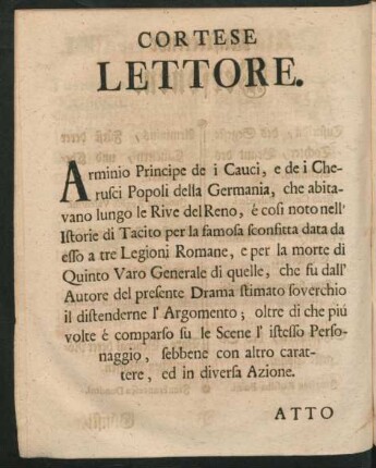 Cortese lettore