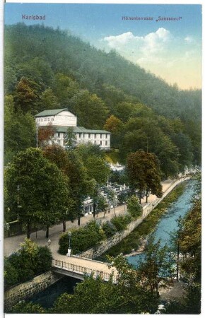 Karlsbad. Höhenterrasse "Sanssouci" (1869)