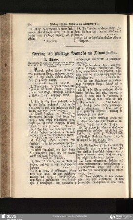 Pṙedny list ßwėtego Pawoła na Thimotheußa