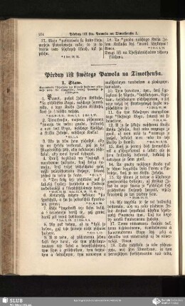 Pṙedny list ßwėtego Pawoła na Thimotheußa