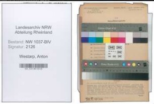 Entnazifizierung Anton Westarp , geb. 11.12.1893 (Lehrer)
