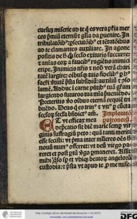 Imploratio patronorum.
