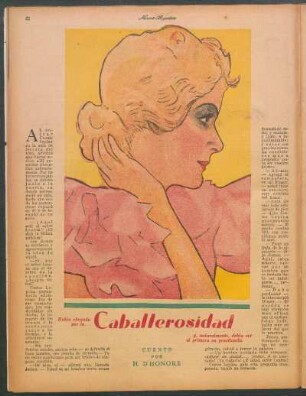 Caballerosidad : Cuento por H. D'Honoré