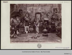 Atelier und Kunstsammlung des Florentiner Malers Odoardo Gelli - Atelier del pittore Edoardo Gelli
