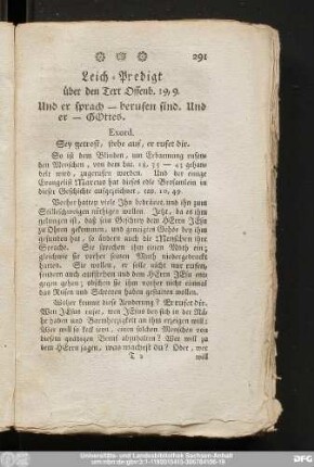 Leich-Predigt über den Text Offenb. 19, 9.