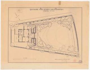Hausgarten: Grundriss 1:100