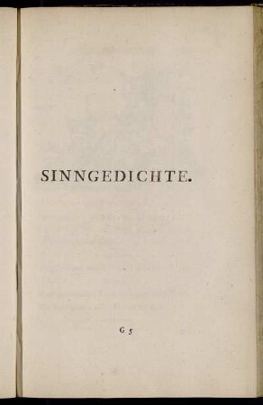Sinngedichte