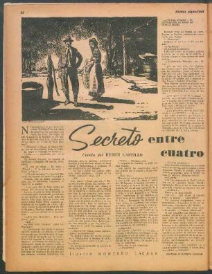 Secreto entre cuatro : Cuento por Ruben Castillo