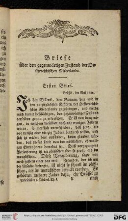 (Erster Brief - Zehnter Brief)