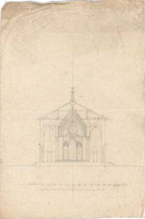 Speeth, Ferdinand; Kirchenentwürfe - Querschnitt