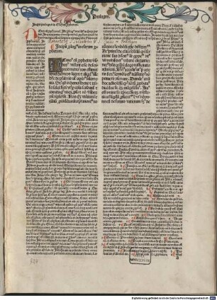 Biblia : mit Postilla litteralis von Nicolaus de Lyra, Expositiones prologorum von Guilelmus Brito, Additiones ad Postillam Nicolai de Lyra von Paulus Burgensis und Replicae contra Burgensem von Matthias Doering. - Holzschnitte von J. D. - [1-4], [3]