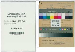 Entnazifizierung Paul Schulz , geb. 30.07.1916 (Zugfuehrer)