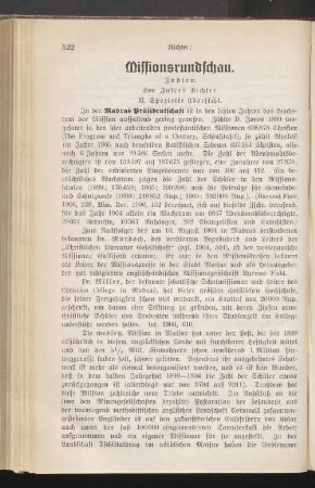 Missionsrundschau