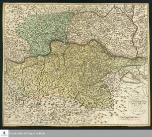 Das Erzherzogthum Oesterreich Unter Der Ens : nach der grossen Vischerschen Charte entworfen, und verbessert herausgegeben von den Homännischen Erben