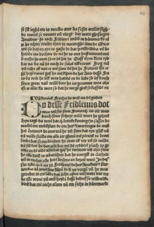 Van konink Frotho de ander na dem guden