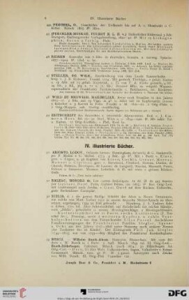 IV. Illustrierte Bücher (Nr. 50-89)
