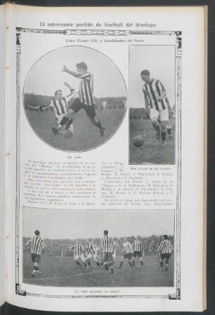 El interesante partido de football del domingo