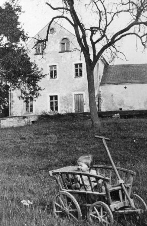 Niederschöna-Hetzdorf-Herrndorf. Obermühle, Mitglied der Familie Hofmann? Repro