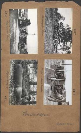 Erbeutete russische Geschütze