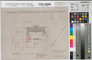 Arnsberg, Landgericht, Lageplan, Voschlag zur Erweiterung des Landgerichts