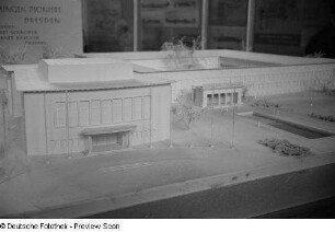 Modellentwurf für das "Haus der Jungen Pioniere" in Dresden