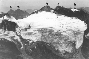 Das Tuxer Gebirge vom Ballon aus
