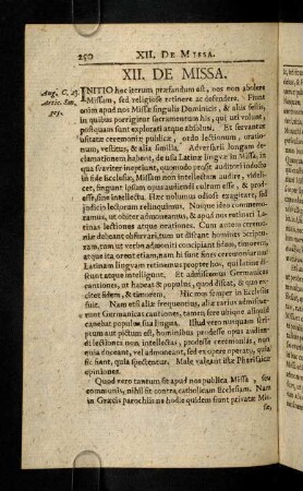 250-253, Initio hoc iterum praefandum est, nos non ...