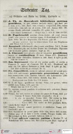Siebenter Tag (Nr. 1501 - 1750)