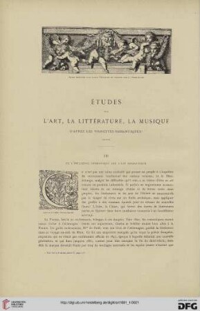 7: Études sur l'art, la littérature, la musique d'après les vignettes romantiques, [1]