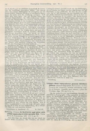 198-199 [Rezension] Catalogus codicum hagiagraphicorum graecorum bibliothecae Vaticanae