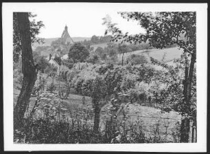 Burkhardswalde. Blick auf Burkhardswalde