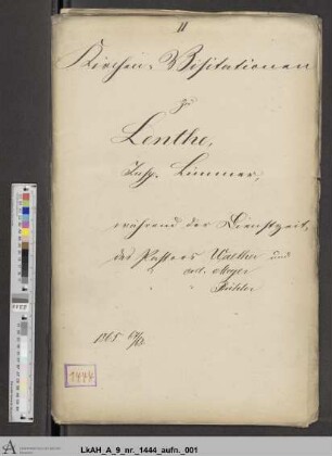 Lenthe: Visitationsakten