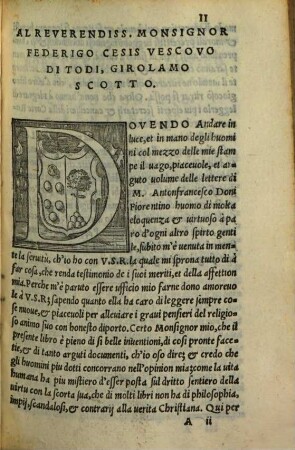 Libro primo con alcune altre Lettere
