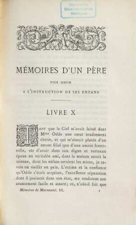 Mémoires de Marmontel, 3