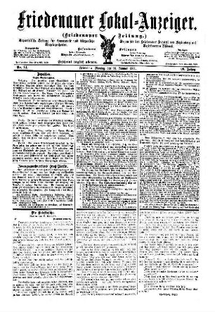Nr. 14, 16.01.1911