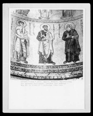 Apsisprogramm mit Pantokrator, Maria orans, Erzengeln etc. — Apsis, Zonen mit Aposteln und Evangelisten