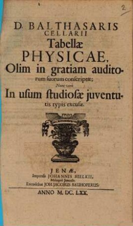Tabellae physicae