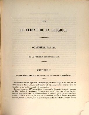 Sur le climat de la Belgique, 4. Pressions et ondes atmosphériques