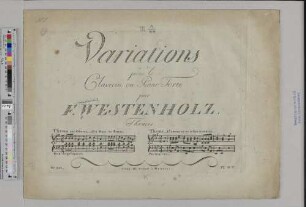 Variations pour le clavecin ou pianoforte