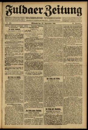 Ausgabe vom Mittwoch, den 20. September 1916.