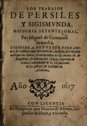 Los trabajos de Perfiles y Sigismunda