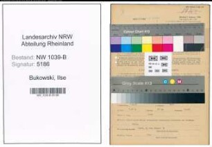 Entnazifizierung Ilse Bukowski , geb. 01.09.1922 (Arbeiterin)