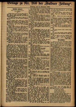 Zweite Ausgabe vom Sonntag, den 12. November 1893.