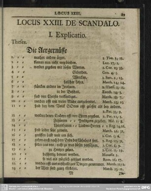 Locus XXIII. De Scandalo